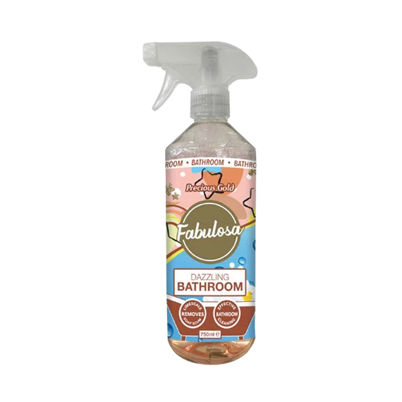 Fabulosa Fürdőszobai tisztító spray - Precious Gold (750ml)