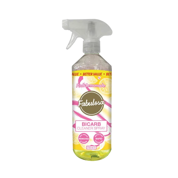 Fabulosa Szódabikarbónás tisztító spray - Pink Lemonade (750ml)